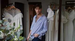 Rising Spain designer takes haute couture to village home