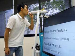 Indonesia deploys coronavirus breath analyser at train stations