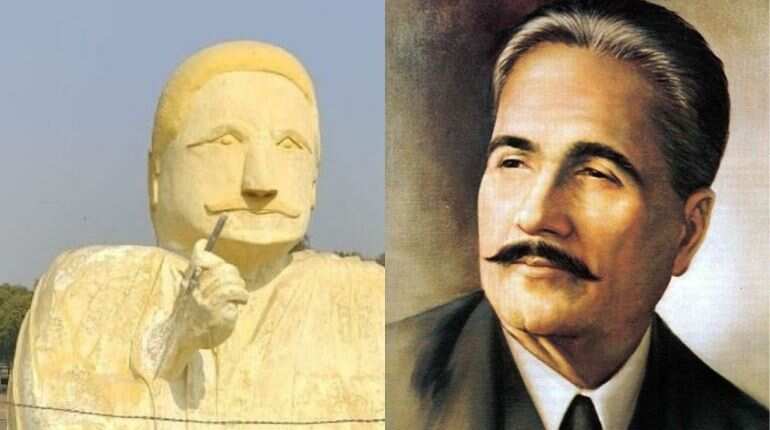 Twitterati in Pakistan slam poet Iqbal's statue in Lahore park Twitterati in Pakistan slam poet Iqbal's statue in Lahore park
