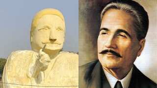 Twitterati in Pakistan slam poet Iqbal's statue in Lahore park