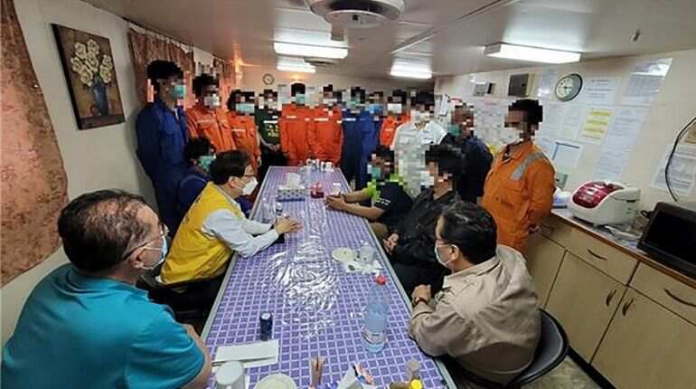 Crew still on board seized South Korean ship despite Iran’s release pledge