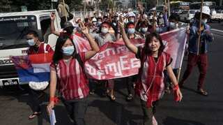 Myanmar’s nationwide internet blackout triggers protests’ surge