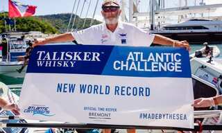 'Euphoric moment': Grandfather becomes oldest person to row 3,000 miles solo across Atlantic