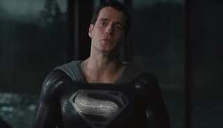 Zack Snyder's Justice League new clip sees Henry Cavill fly in a black Superman suit to meet Batman's Alfred