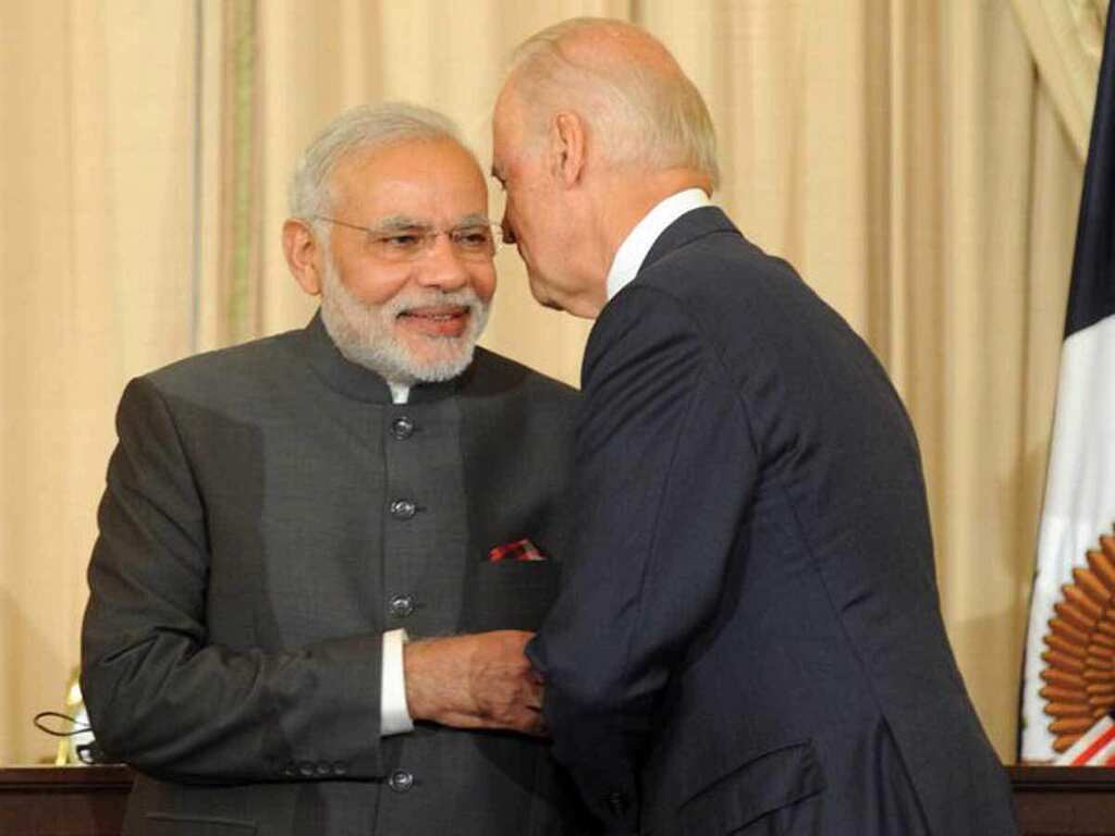 Modi & Biden discuss Indo-pacific, Quad & COVID on a phone call