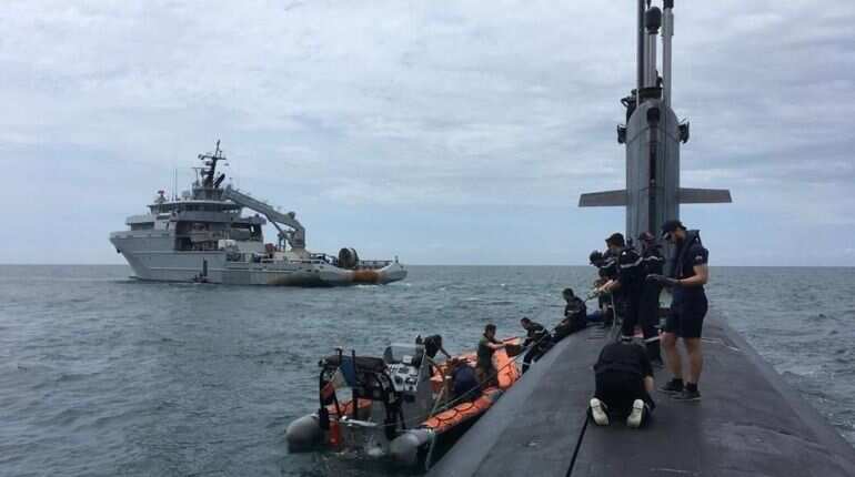 French nuclear attack sub patrols South China Sea