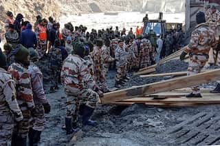 Rescue teams use drones in Uttarakhand's Tapovan tunnel