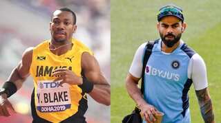 WATCH: Olympic medalist Yohan Blake praises Indian cricket team and Virat Kohli