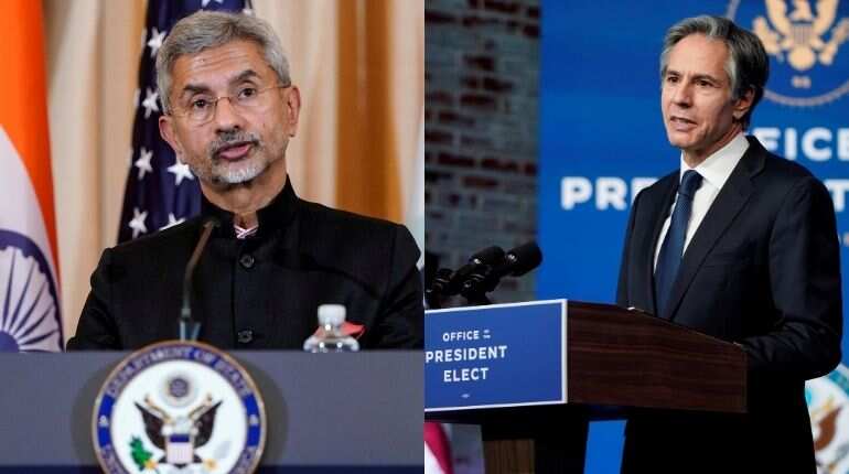 EAM Jaishankar, US Secretary of State Blinken discuss security issues in Afghanistan, Myanmar