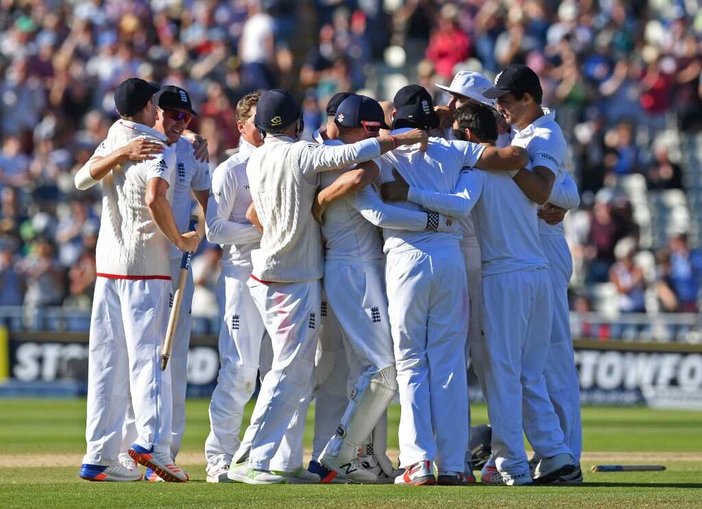 Bizarre! 'Overtly sexual' photograph of England cricket team huddle blocked by Facebook