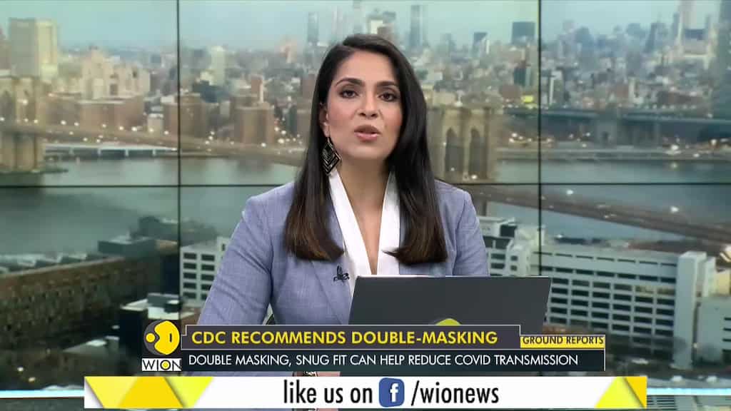 US: CDC recommends wearing double-mask, can help reduce COVID-19 transmission