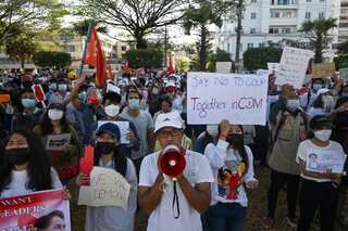 Myanmar military warns protesters to return to work amid nationwide demonstrations