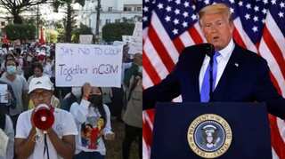 Morning news brief: Myanmar protesters warned, Trump impeachment trial, and more