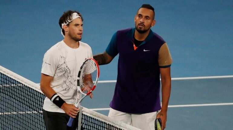 Australian Open: Thiem survives fired-up Kyrgios test in five-set thriller