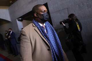Videos turn Eugene Goodman into a reluctant hero in the Capitol attack
