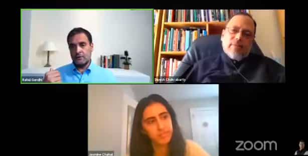 Rahul Gandhi remains unfazed even as earthquake strikes. Watch video Rahul Gandhi remains unfazed even as earthquake strikes. Watch video