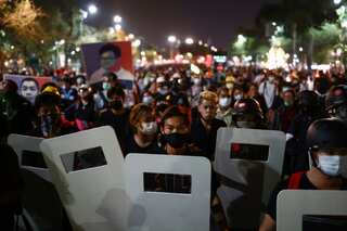 Thai pro-democracy protesters return to streets calling for royal reforms