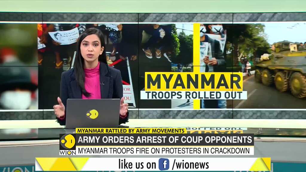 Myanmar army suspends laws limiting forces, hunts protest backers