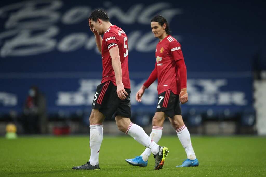Man Utd falter at West Brom, Aubameyang treble sinks Leeds