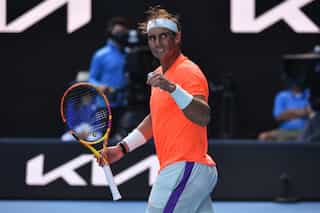 Nadal beats Fognini to reach 43rd Slam quarter-final