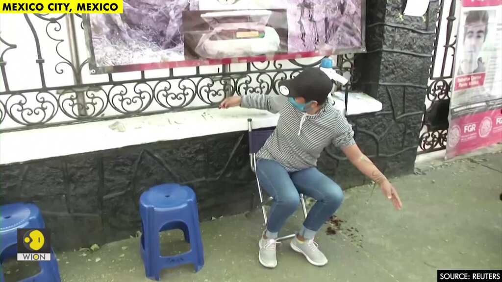 Women in Mexico bleed for their missing children in call for justice