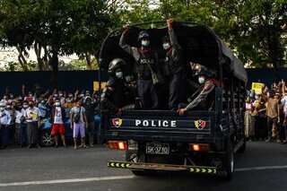 Myanmar military chokes internet for second consecutive night amid protests