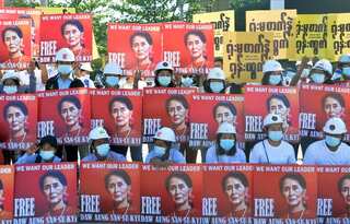 Myanmar's Aung San Suu Kyi appears in court via video; two new criminal charges filed
