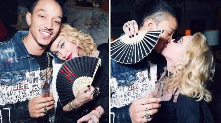 Madonna, 62, posts a loved-up photo with 26-year-old lover on Valentine's Day Madonna, 62, posts a loved-up photo with 26-year-old lover on Valentine's Day