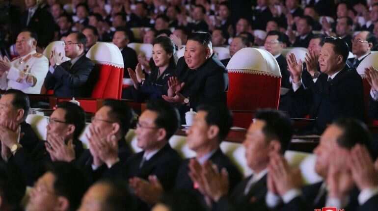 Kim Jong Un's wife makes first public appearance after one year