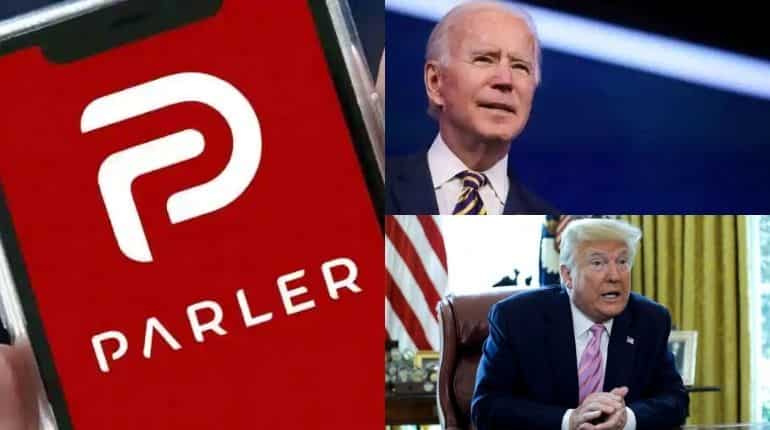 Parler's interim CEO invites Trump and Biden for 'civil discourse'
