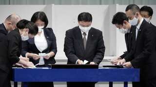 Japan's ruling party will allow women to attend meetings, as long as they don't talk