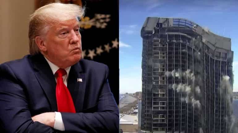 Casino formerly owned by Donald Trump demolished