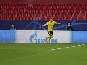 Haaland double fires Dortmund into Champions League quarter-finals