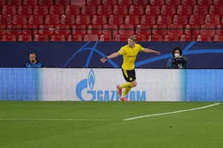 Haaland double fires Dortmund into Champions League quarter-finals