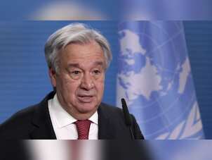 UN chief inspects Ukraine grain ship off the coast of Turkey