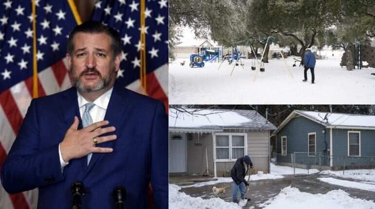 Republican Senator Ted Cruz faces criticism over trip as Texas battles winter storm Republican Senator Ted Cruz faces criticism over trip as Texas battles winter storm
