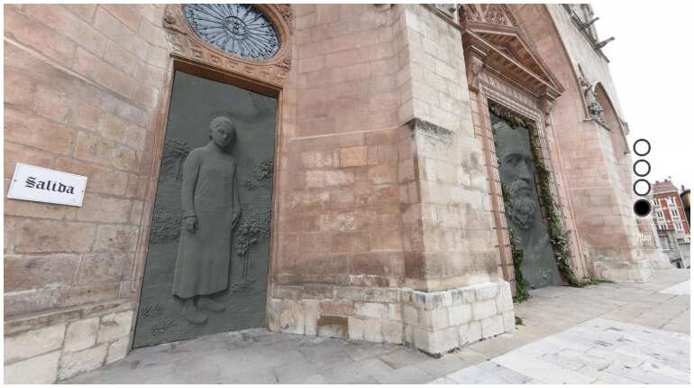 These cathedral doors cost a million but people think they are an 'eyesore'
