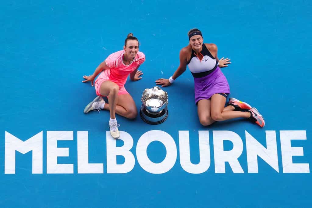 Mertens-Sabalenka win Australian Open women's doubles title Mertens-Sabalenka win Australian Open women's doubles title