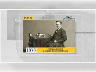 Today in history: Edison patents phonograph, Castro steps down, more