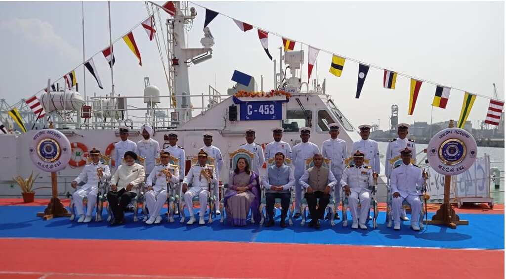 Indian Coast Guard commissions 105-ton indigenous Interceptor Boat C-453 for Eastern Fleet 