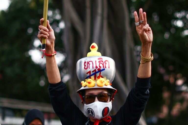 Thai protest leaders go on trial for sedition, royal insults  