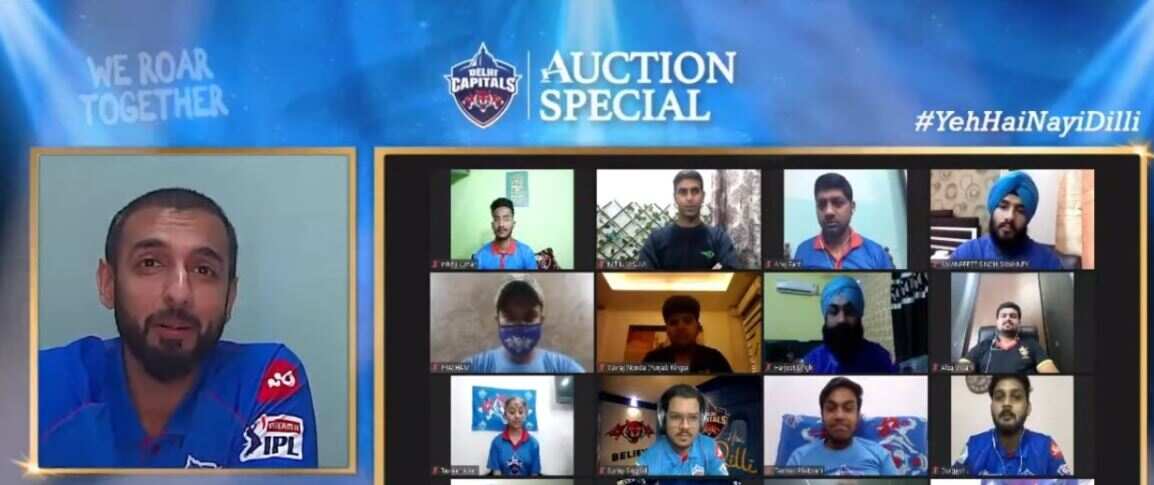 Delhi Capitals’ fans take centre-stage at IPL auction 2021