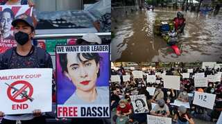 Top 10 world news today: Russia reports first cases of H5N8 bird flu in humans, shooting at Myanmar anti-coup protest and more