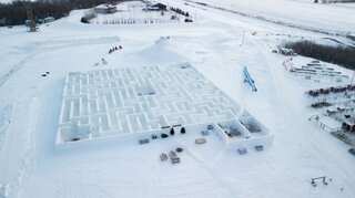World's largest snow maze now even bigger for social distancing