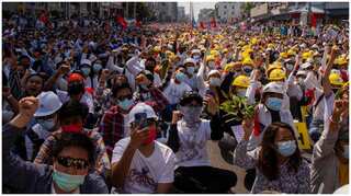 Myanmar: Protesters defy military's lethal warning to take to streets again