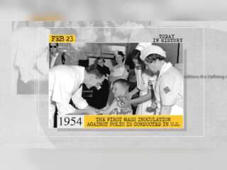 February 23 in history: First mass polio vaccine, Panama Canal Zone, and more