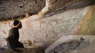 Researchers discover Australia's oldest intact rock art