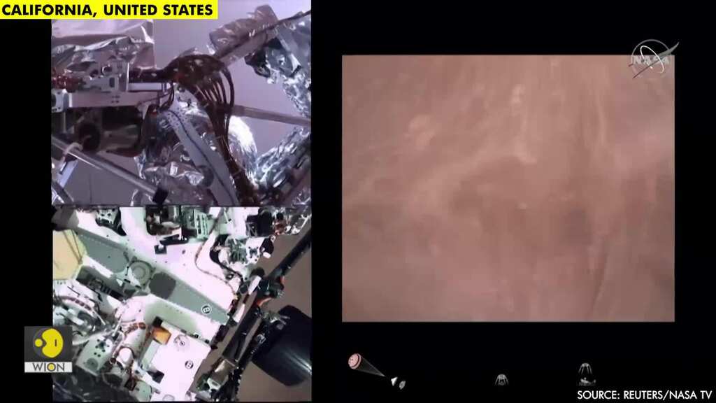 Perseverance rover releases first ever video of landing on Mars surface