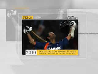 February 24 in history: Tendulkar's record, world's first opera, and more