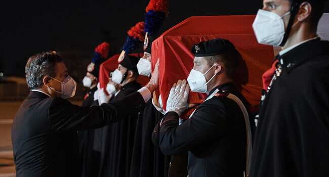 Envoy, Officer were assassinated, bodies reach in Italy